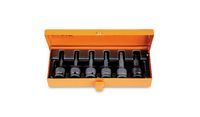 Beta 6-delig set slagdoppen voor Torx® schroeven in metalen kist 720TX/C6 - 007200483