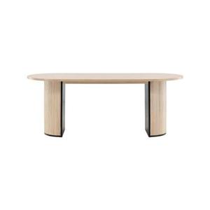 Svea - Vinta deens ovale eettafel - 200 x 90 cm - naturel