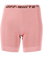 Off-White short à taille à logo - Rose - thumbnail