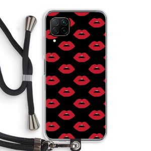 Lips: Huawei P40 Lite Transparant Hoesje met koord