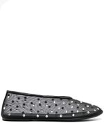 KHAITE ballerines Marcy en mesh - Noir - thumbnail