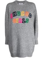 CHOCOOLATE robe en maille Choco Girls - Gris