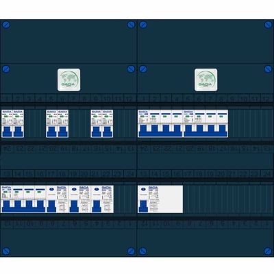 GACIA groepenkast 3F 6 groepen voor licht 2 krachtgroepen 16A 48 modulen 5910400010