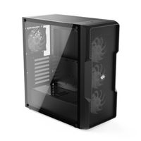 SilentiumPC Regnum RG6V EVO TG ARGB Midi Tower Zwart - thumbnail