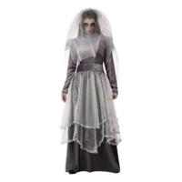 Kostuums voor Volwassenen Grijs Zombies (3 Onderdelen) - Maat: M/L - Maat: M/L