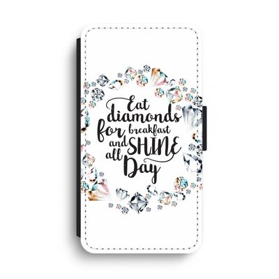 Diamonds: iPhone XS Max Flip Hoesje