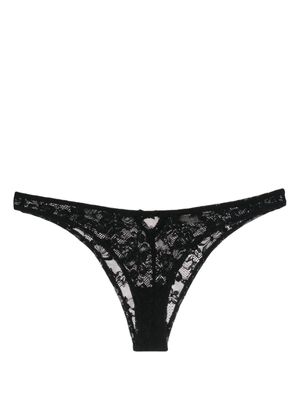 Fleur Du Mal culotte Le Stretch en dentelle - Noir