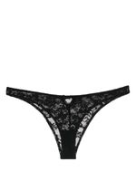 Fleur Du Mal string Le Stretch Lace Cheeky - Noir - thumbnail