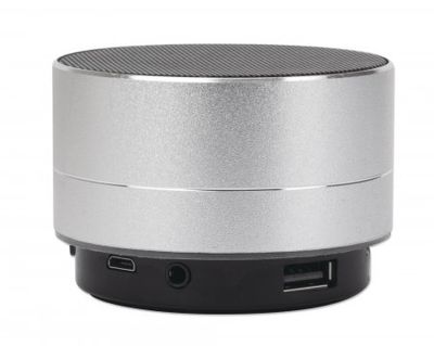 MANHATTAN Metallic LED-Bluetooth«-Speaker zilver MANHATTAN Metallic LED-Bluetooth«-Speaker zilver