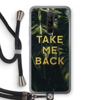 Take me back: Xiaomi Redmi 9 Transparant Hoesje met koord