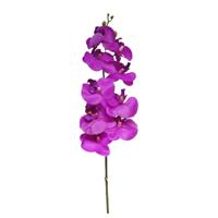 Kunstbloem Orchidee Bora - fuchsia roze - 108 cm - losse stelen - kunst zijdebloemen
