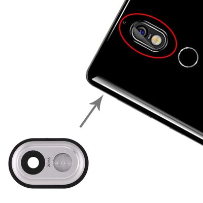 Cameralenshoes voor Nokia 7(Wit)
