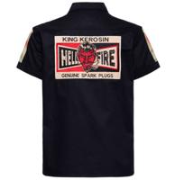 King Kerosin - Hellfire Dragstripe Shirt-XL