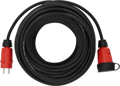 Brennenstuhl Professional verlengsnoer VN 2100 | IP44 | 25m | Zwart | H07RN-F 3G1,5 - 9161250110