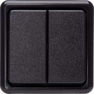 Kopp ZWART opbouw schakelaar serie - 4626190