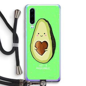 Avocuddle: Huawei P30 Transparant Hoesje met koord