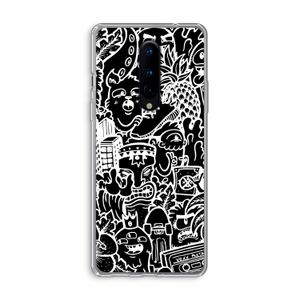 Vexx Black Mixtape: OnePlus 8 Transparant Hoesje