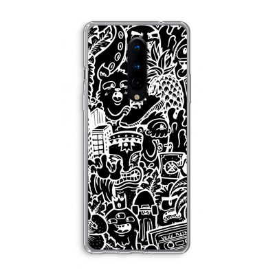 Vexx Black Mixtape: OnePlus 8 Transparant Hoesje