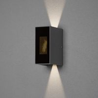 Wandlamp Cremona antraciet grijs 2x3 Watt 3000K 450 Lumen 7866-370 Konstsmide