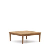 Kave Home Vierkante Salontafel 'Portitxol' Teakhout, 80 x 80cm