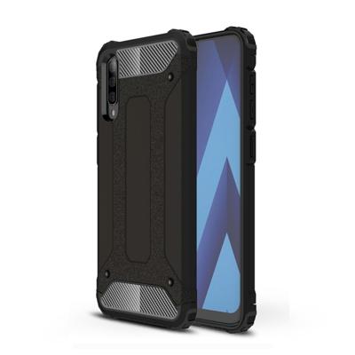 Magic Armor TPU + PC combinatie geval voor Galaxy A50 (zwart)