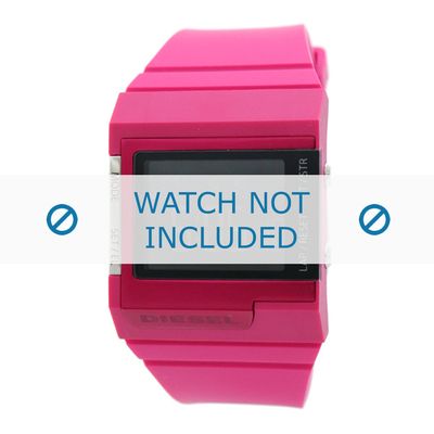 Horlogeband Diesel DZ7133 Silicoon Roze 23mm