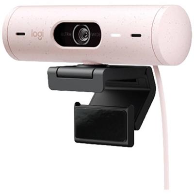 Logitech Brio 500 Full HD-webcam Klemhouder, Stereomicrofoon, Geïntegreerd afdekpaneel