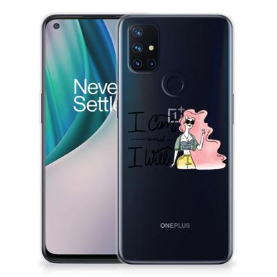 OnePlus Nord N10 5G Telefoonhoesje met Naam i Can OnePlus Nord N10 5G Telefoonhoesje met Naam i Can