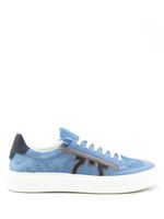 Ferragamo baskets Gancini en cuir à logo - Bleu