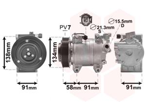 Van Wezel Airco compressor 1300K344