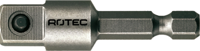 Rotec Adapter | E6.3 50mm 3/8"-4-Kt. | Met Stift - 820.0050