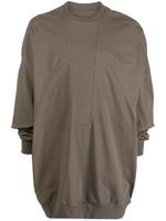 Rick Owens Splintered Peter organic cotton jumper - Marron