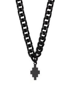 Marcelo Burlon County of Milan collier à pendentif croix - Noir