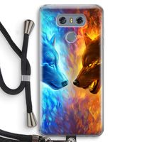 Fire & Ice: LG G6 Transparant Hoesje met koord