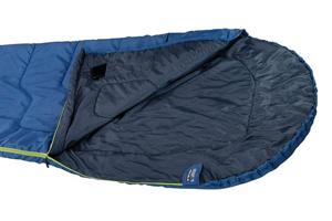 High Peak Easy Travel Semi-rechthoekige slaapzak Polyester Blauw
