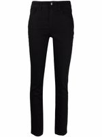 Emporio Armani jean skinny à taille mi-haute - Noir