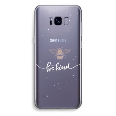 Be(e) kind: Samsung Galaxy S8 Plus Transparant Hoesje