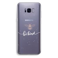 Be(e) kind: Samsung Galaxy S8 Plus Transparant Hoesje