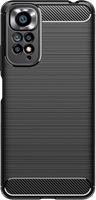 Just in Case Rugged Xiaomi Redmi Note 11 Back Cover Zwart - thumbnail