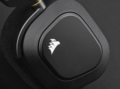 Corsair HS80 RGB Headset Draadloos Hoofdband Gamen Zwart