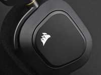 Corsair HS80 RGB Headset Draadloos Hoofdband Gamen Zwart - thumbnail