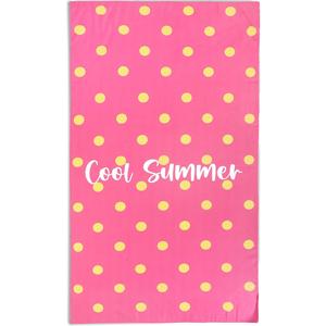 Beach Club Strandlaken Cool Summer - Roze - 100x180 cm