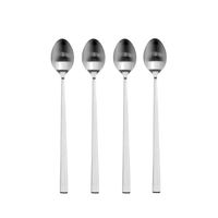 BITZ - Koffie & Thee - Latte Macchiatolepels 20cm S/4 RVS