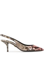 Dolce & Gabbana mules à bride arrière - Marron