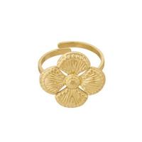 Ring met bloem