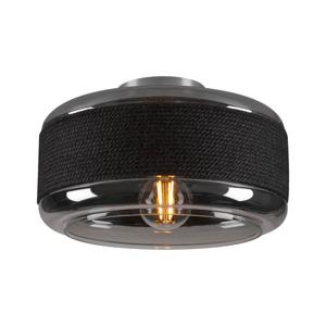 SLV Glazen plafondlampPantilo Rope 27 Ø 27cm - goud met amber - 1007590