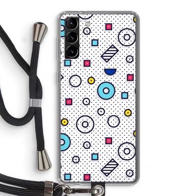 8-bit N°9: Samsung Galaxy S21 Plus Transparant Hoesje met koord