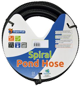 ZWARTE SPIRAALSLANG 50 MM 10M - Superfish
