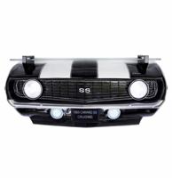 1969 Chevrolet Camaro SS Neus Als Muurplank Zwart