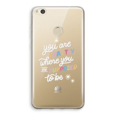 Right Place: Huawei Ascend P8 Lite (2017) Transparant Hoesje